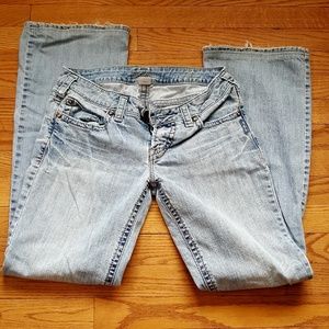 Silver Jeans Size 28/36 Light Blue distressed Used